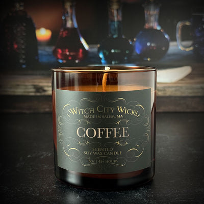 Coffee jar candle