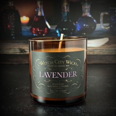 Lavender jar candle