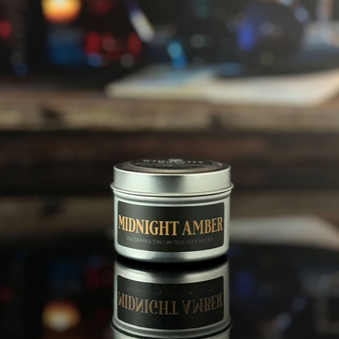 Midnight Amber travel tin