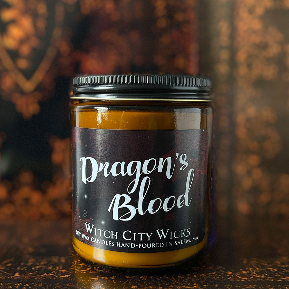Dragon's Blood jar candle