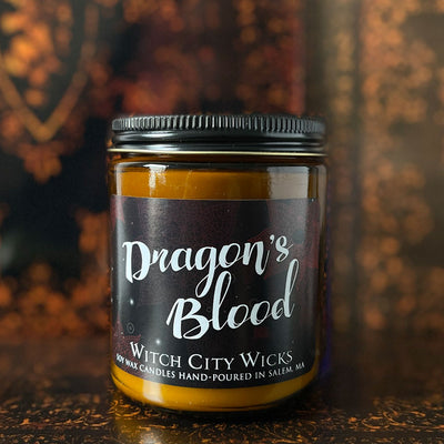 Dragon's Blood jar candle