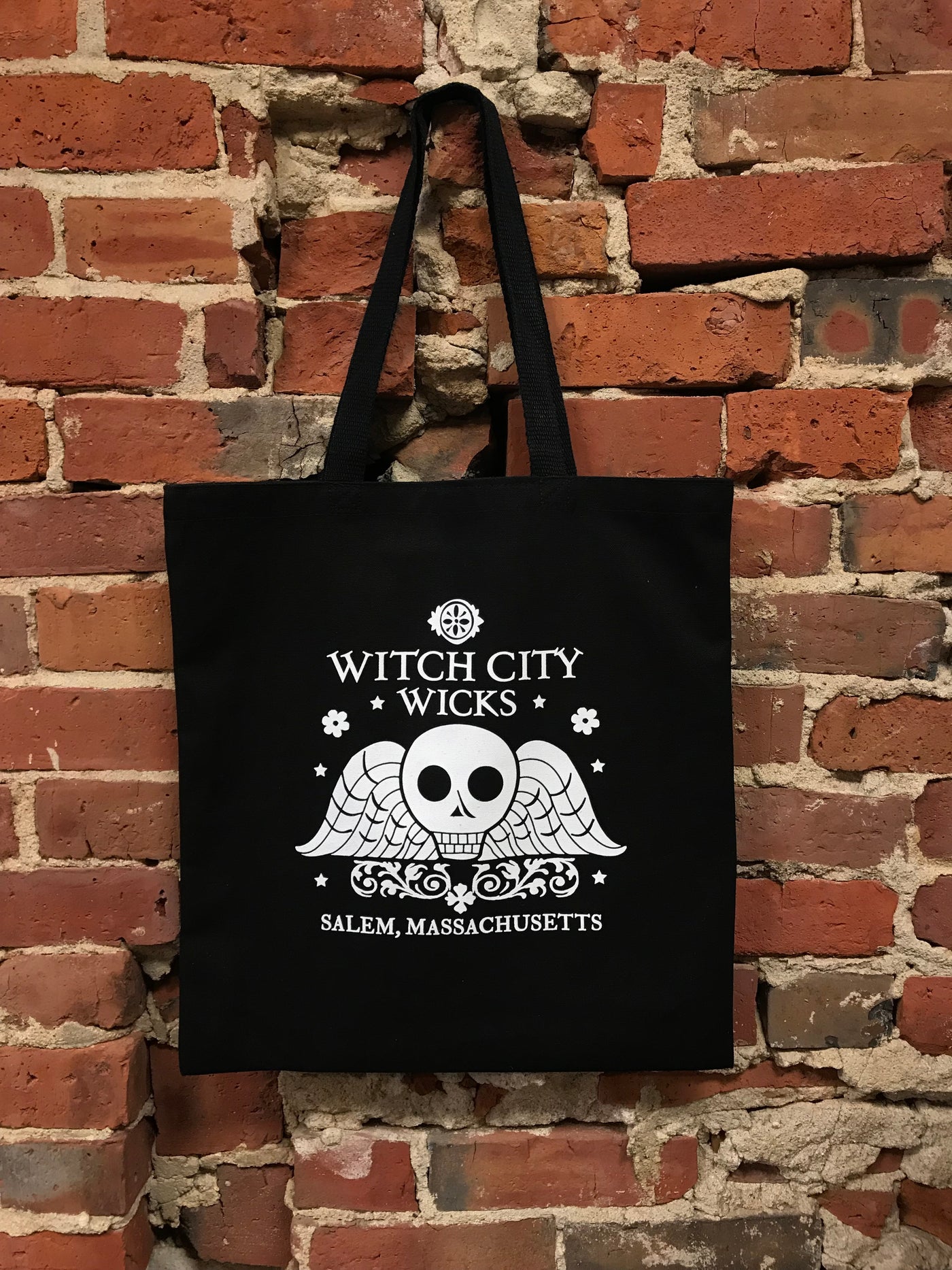 Witch City Wicks tote bag