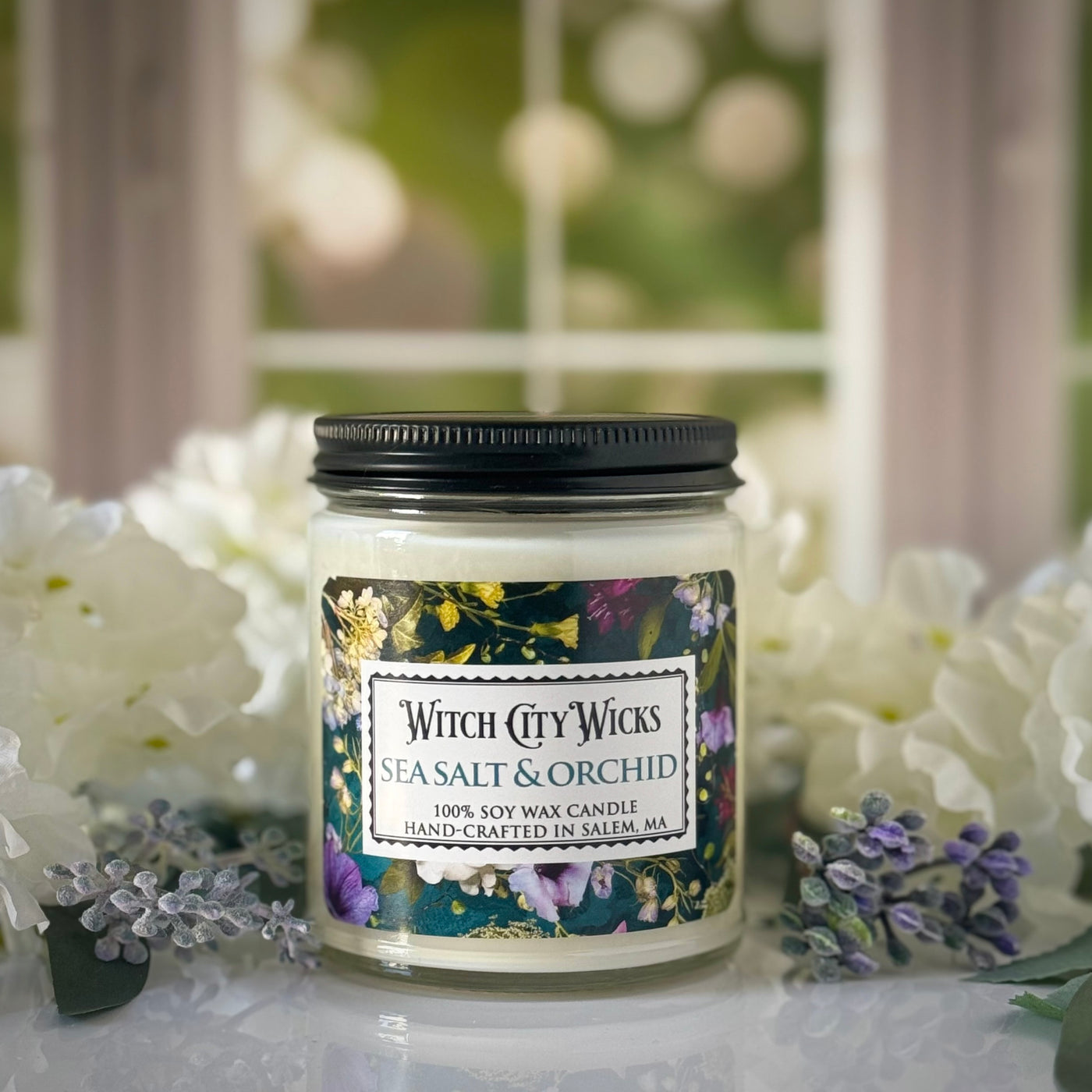 Sea Salt & Orchid candle