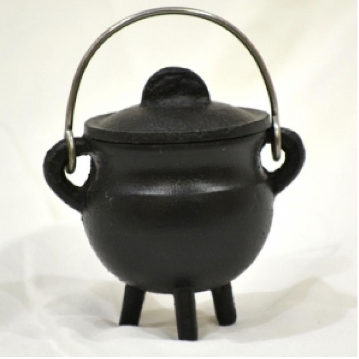 Black Cast Iron cauldron