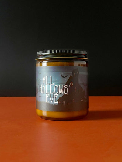 All Hallows' Eve amber jar