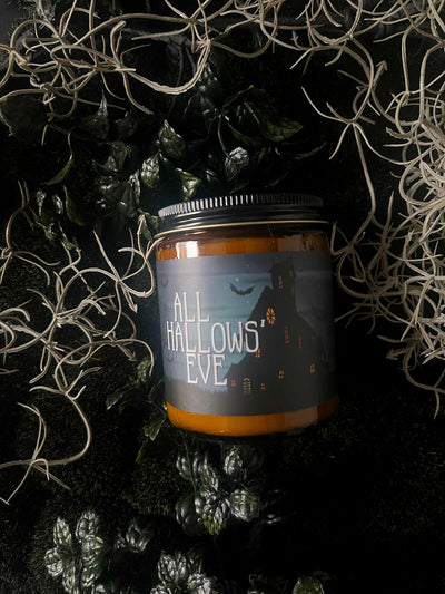 All Hallows' Eve amber jar