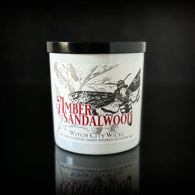 Amber and Sandalwood jar candle