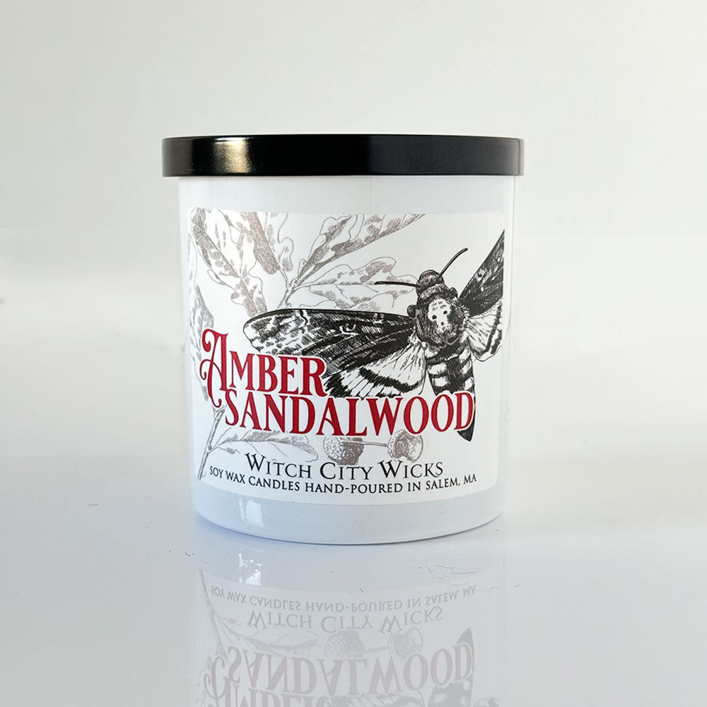 Amber and Sandalwood jar candle