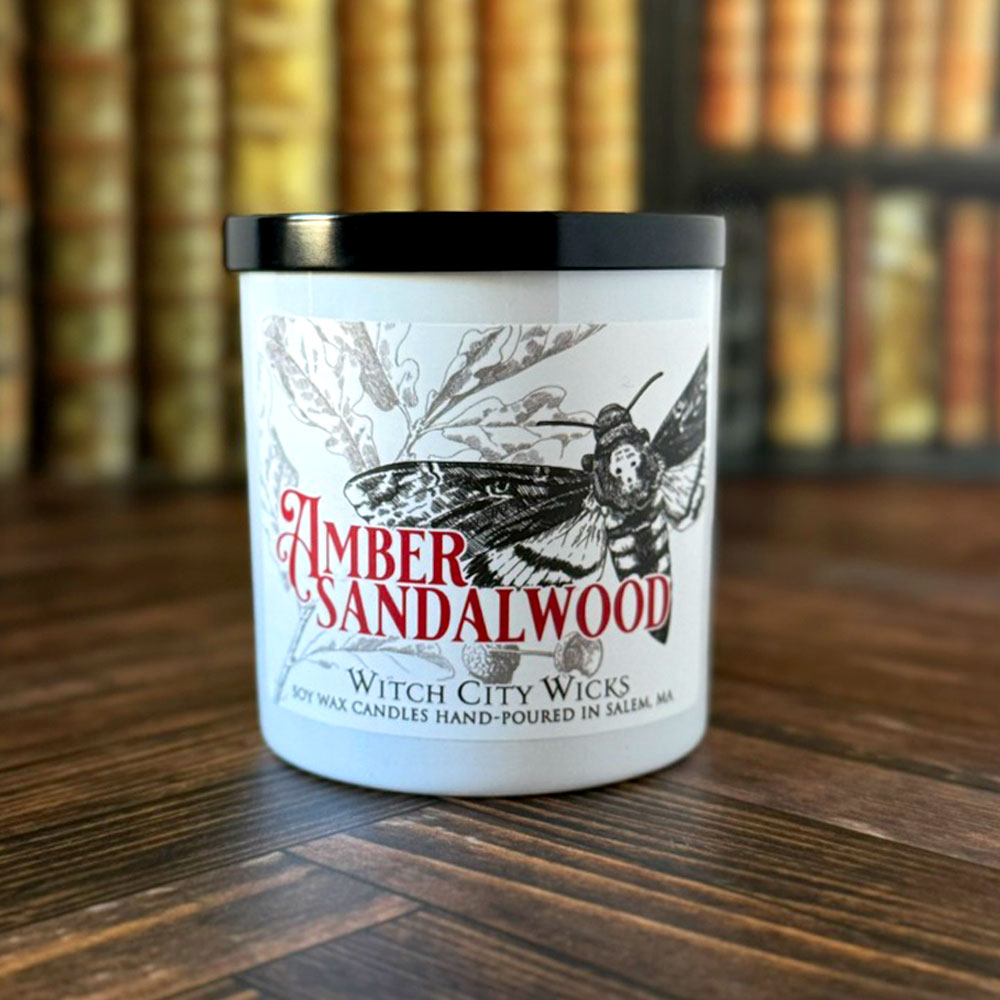 Amber and Sandalwood jar candle
