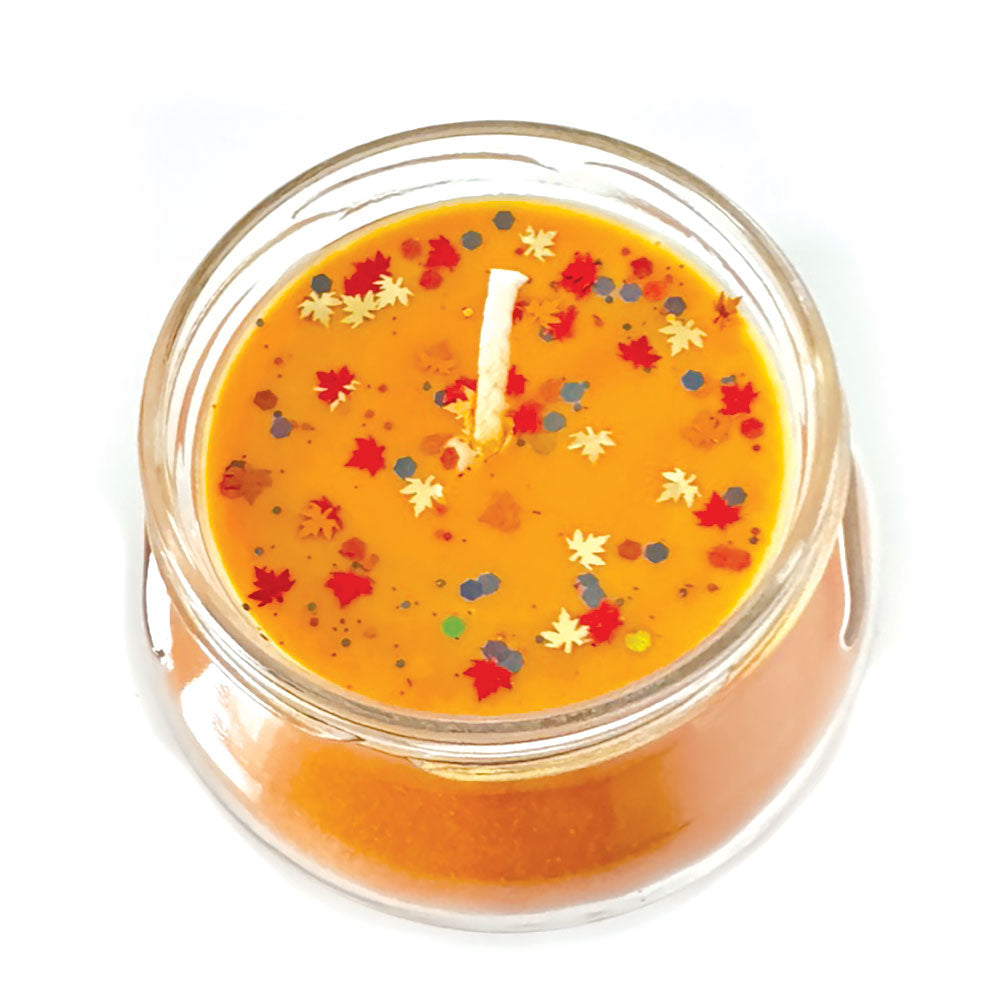 Autumn Witch glass cauldron