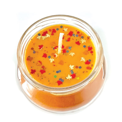 Autumn Witch glass cauldron