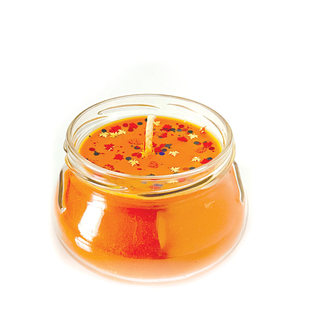 Autumn Witch glass cauldron
