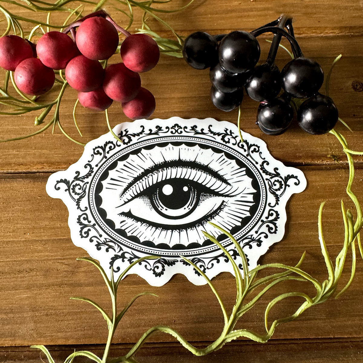 Victorian eye sticker
