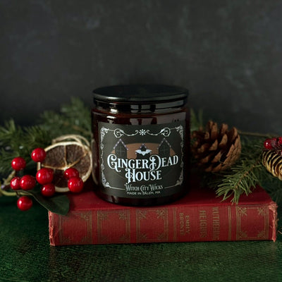 Gingerdead House jar candle