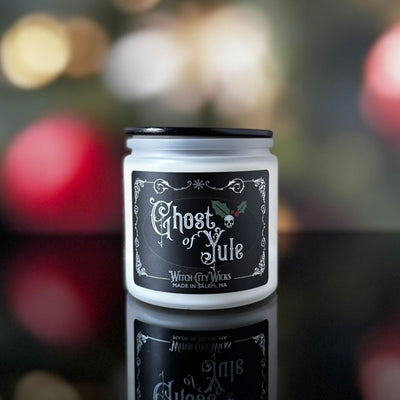 Ghost of Yule jar candle
