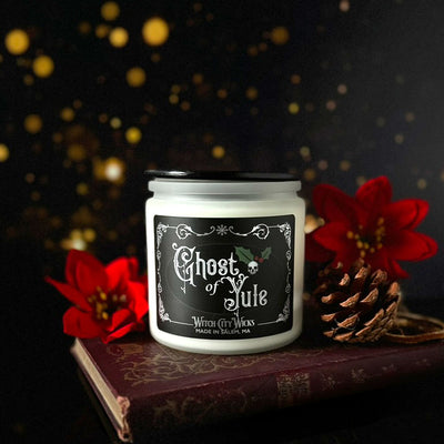 Ghost of Yule jar candle