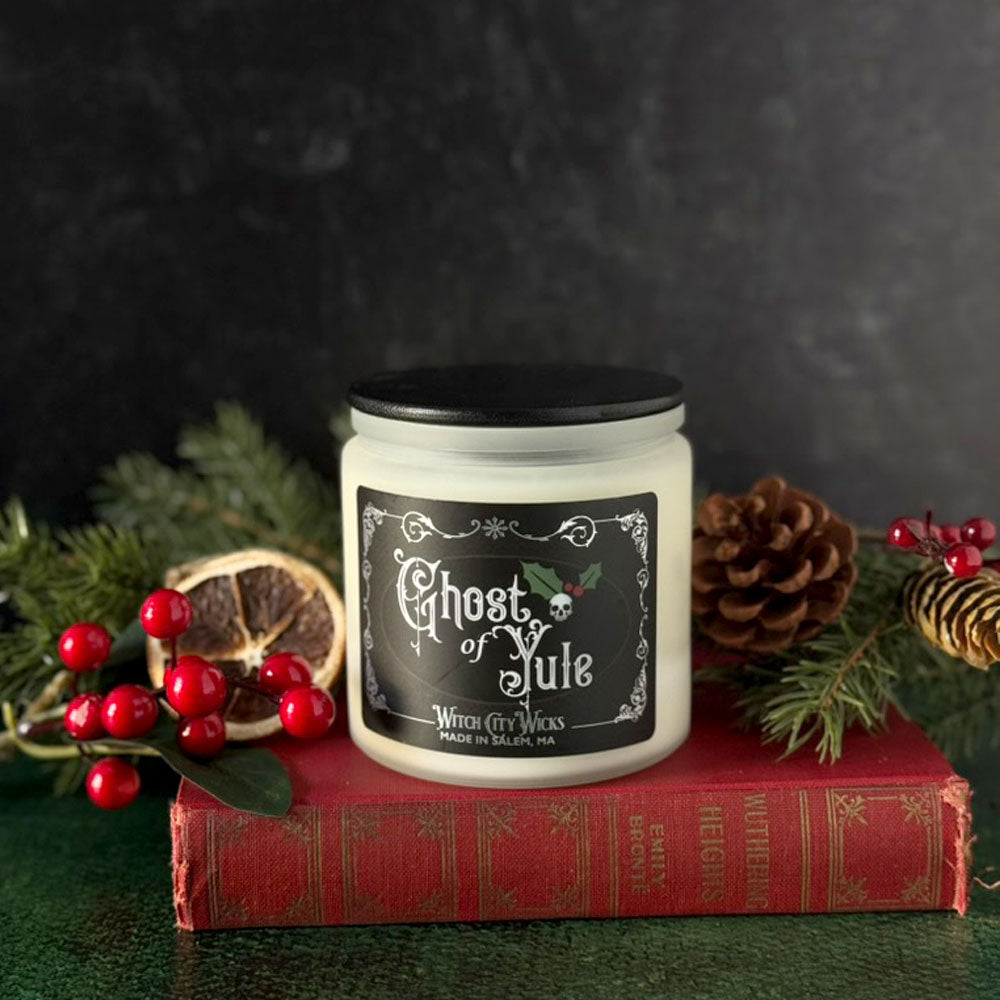 Ghost of Yule jar candle
