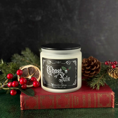 Ghost of Yule jar candle