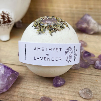 Amethyst & Lavender Bath Bomb