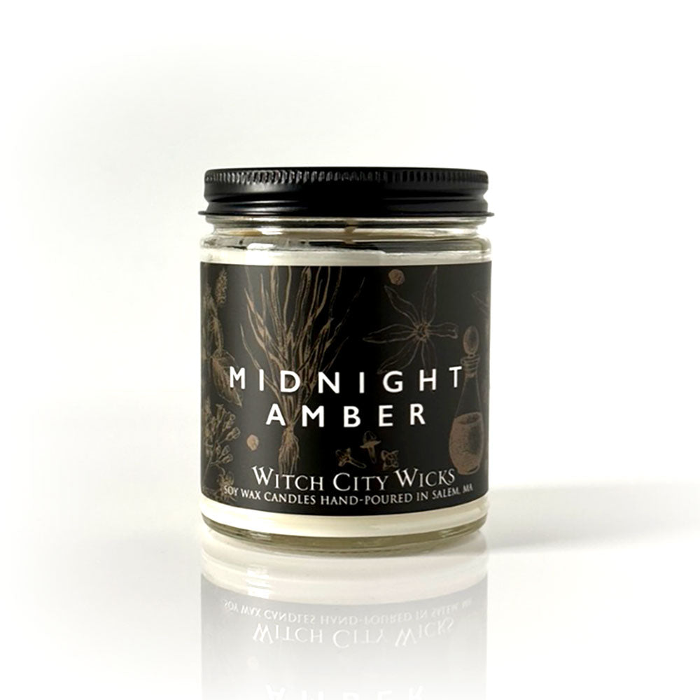 9oz Midnight Amber soy candle