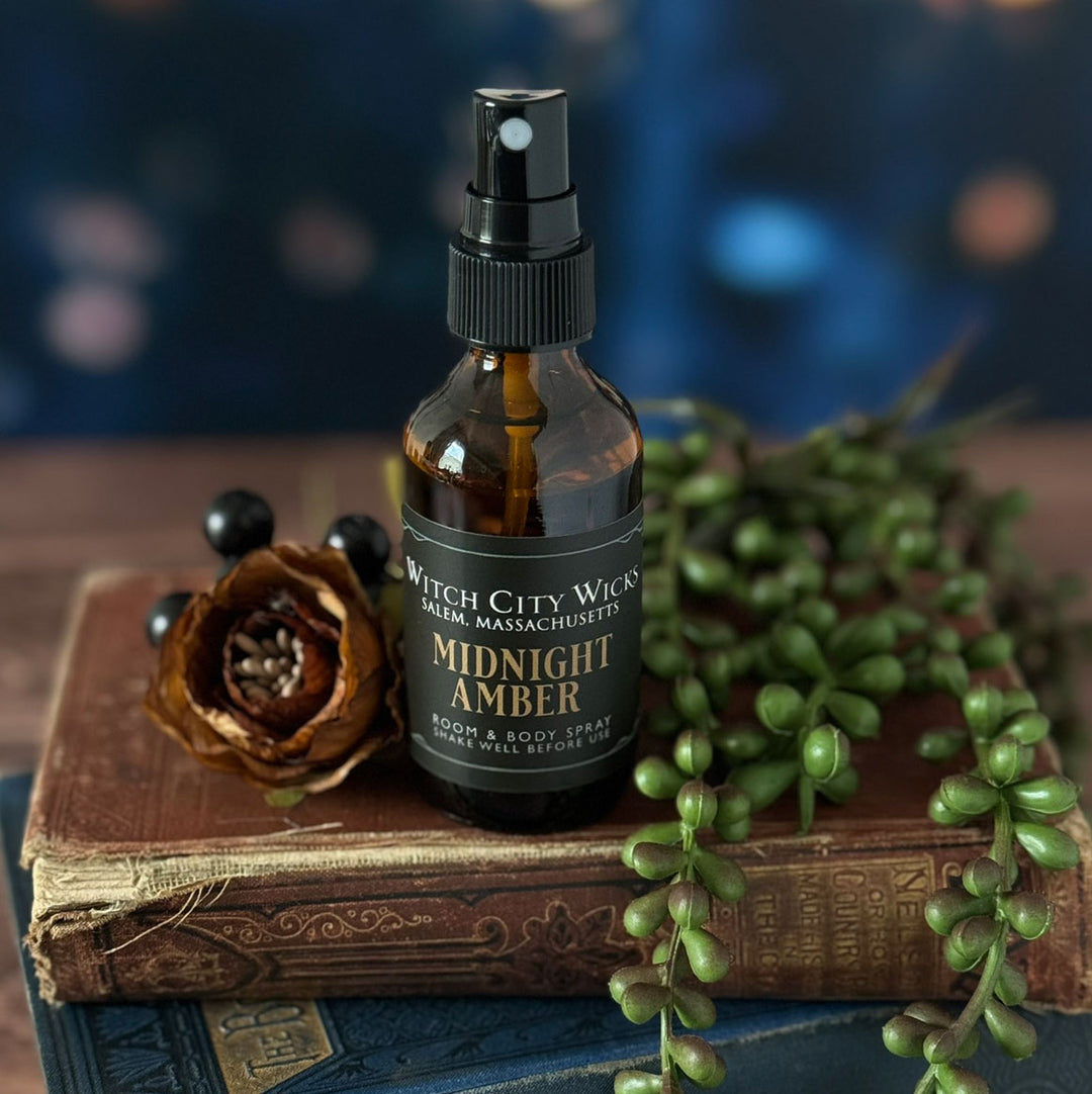 Midnight Amber spray – Witch City Wicks