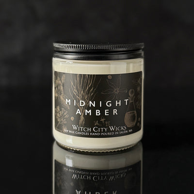 16oz Midnight Amber jar candle