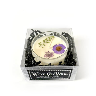 Flower mini tumbler candle