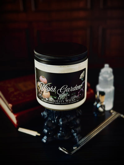 16oz Night Garden jar candle