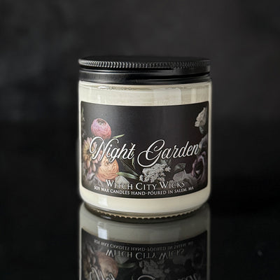 16oz Night Garden jar candle