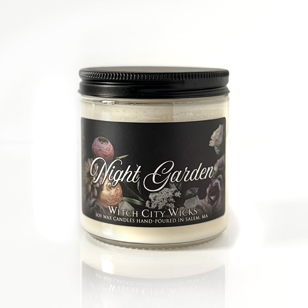 16oz Night Garden jar candle