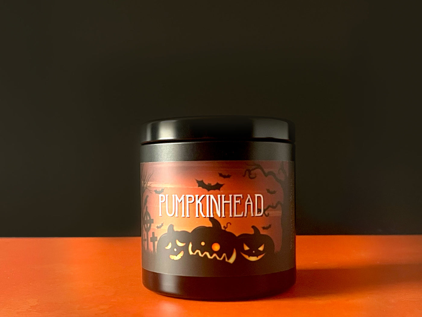Pumpkinhead black tin