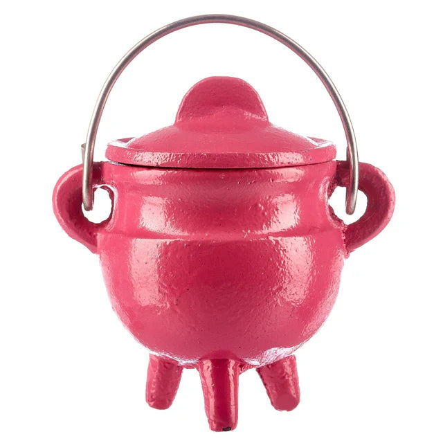 Pink Cast Iron cauldron