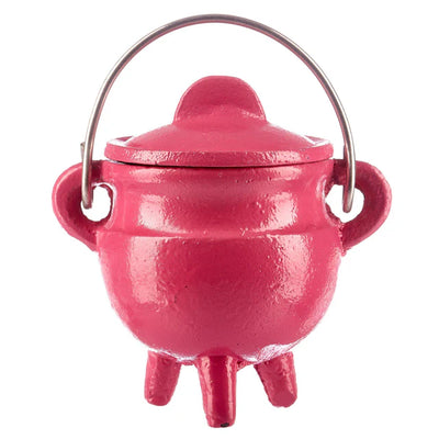 Pink Cast Iron cauldron