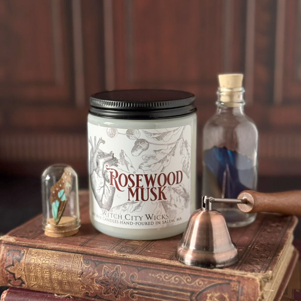 Rosewood Musk jar candle