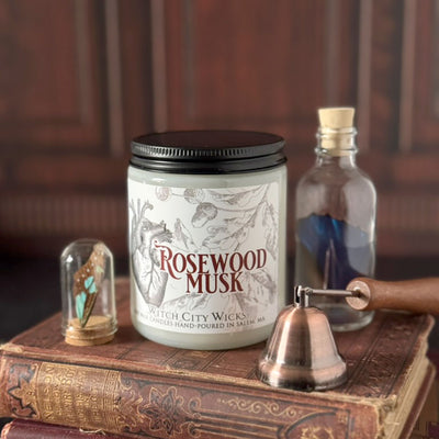 Rosewood Musk jar candle