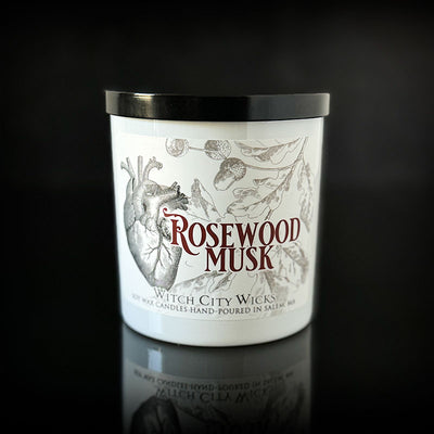 Rosewood Musk jar candle