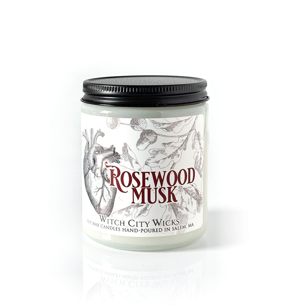 Rosewood Musk jar candle