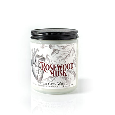 Rosewood Musk jar candle
