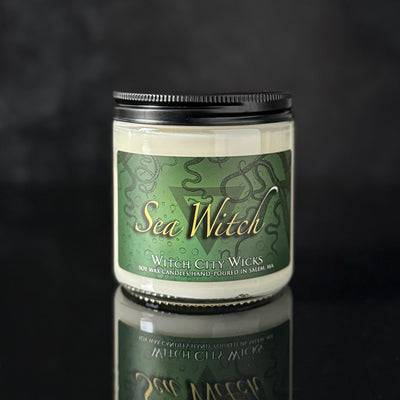 16oz Sea Witch jar candle