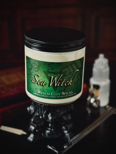 16oz Sea Witch jar candle