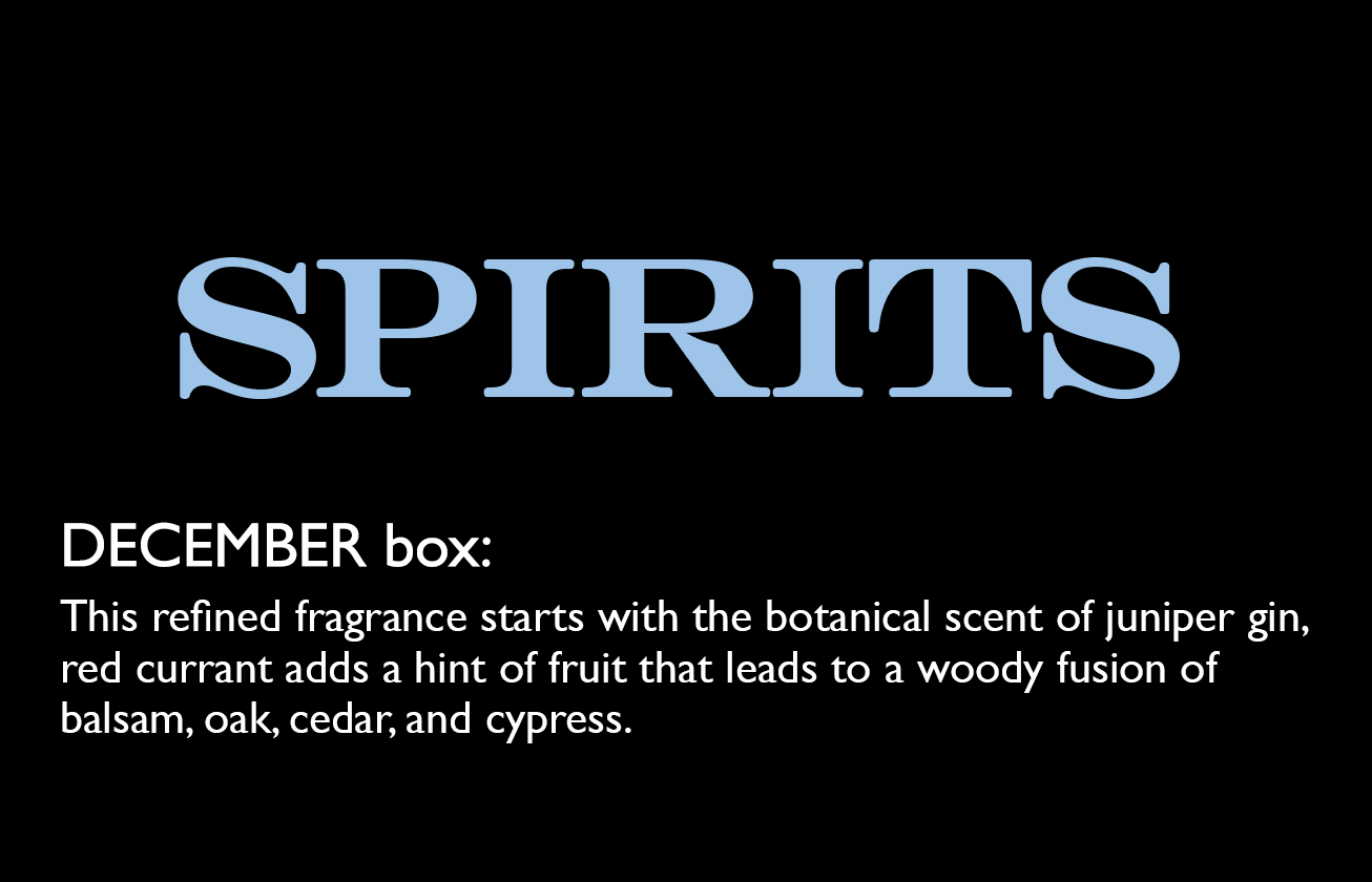 December 2024- Spirits