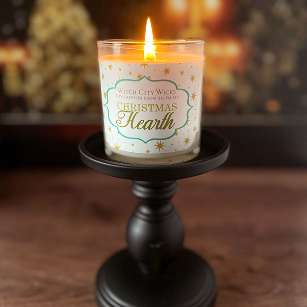 Christmas Hearth jar candle