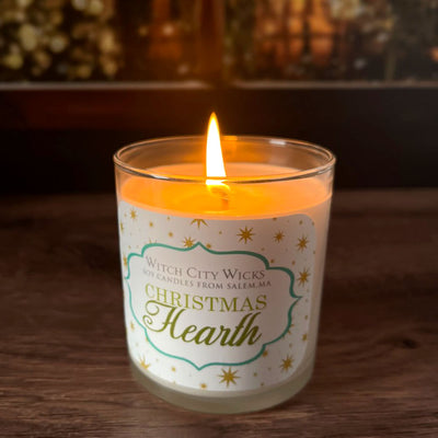 Christmas Hearth jar candle