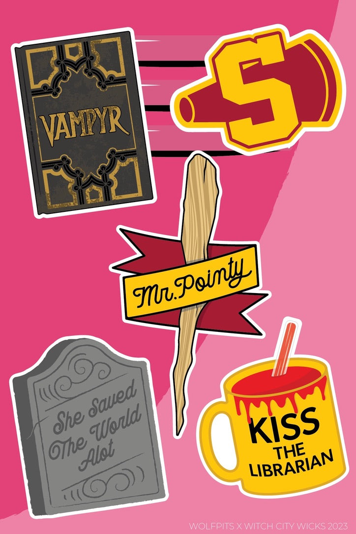 BTVS sticker sheet