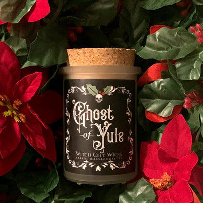 Ghost of Yule jar candle