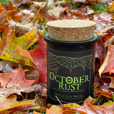 October Rust candle