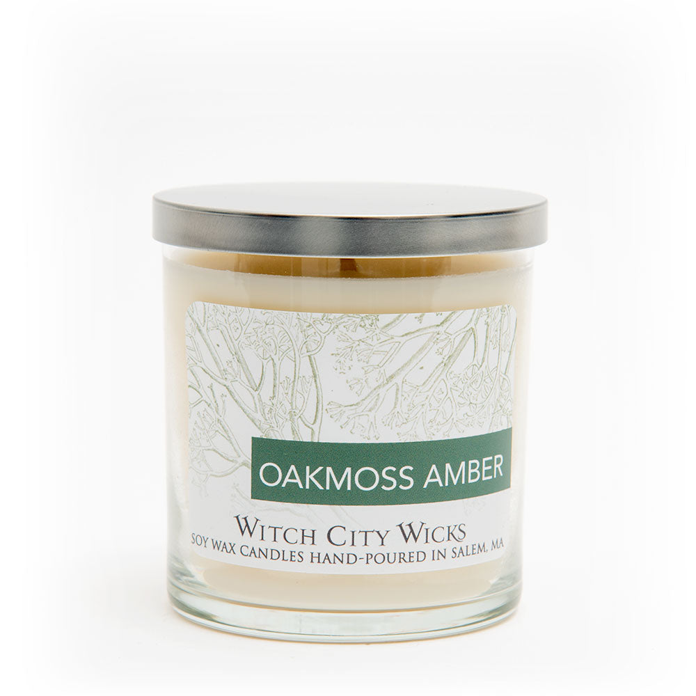 Oakmoss Amber soy candle