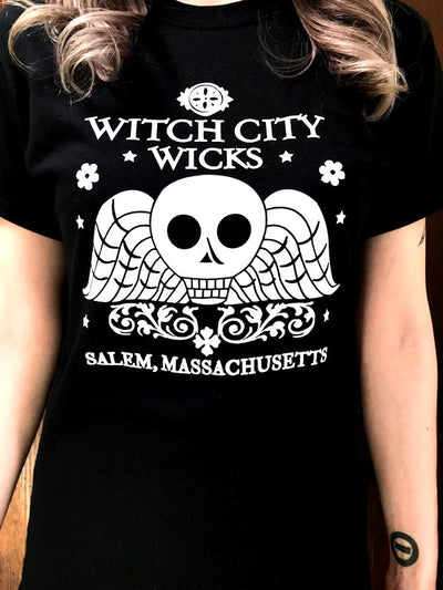 Witch City Wicks logo t-shirt