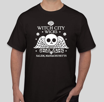 Witch City Wicks logo t-shirt