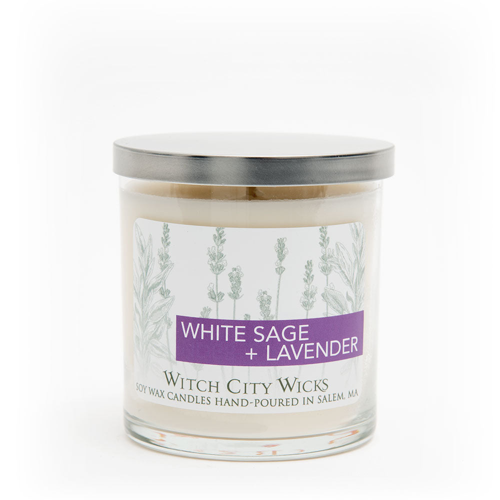 White Sage + Lavender jar candles